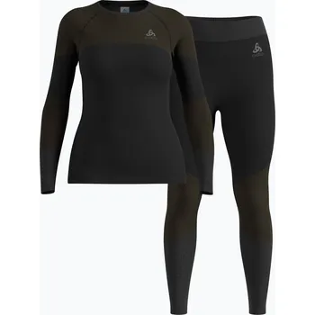 Dámské termo spodní prádlo Sada dámského termo prádla ODLO Fundamentals Performance Warm black