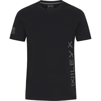 Pánské tričko Triko CANYON VERTICAL s krátkým rukávem ČERNÉ