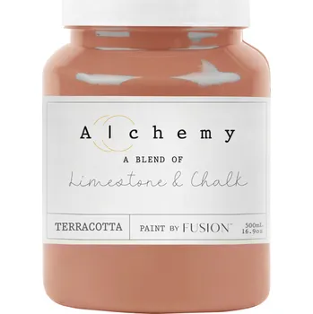 Speciální výtvarná barva Křidová barva s odolností minerální barvy Fusion ALCHEMY - TERRACOTTA - 500 ml