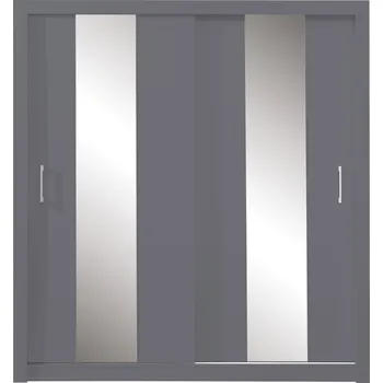 Šatní skříň Šatní skříň Duca II - Meblar antracit 200x215 cm