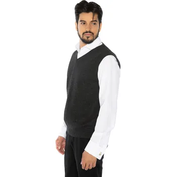 Pánská vesta Duuree.cz Kašmírová vesta Marco Barva: Antracit, Velikost: L