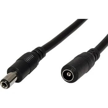 Kabel do PC goobay Prodlužovací napájecí kabel se souosým konektorem 5,5 x 2,5mm, 5m (76673) - 19.92.0115