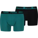 pánské boxerky PUMA - SEA GREEN B/G - 2 ks - XL (Puma Basic Boxer 2 Pack)