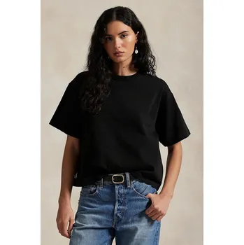 Pánská móda Bavlněné tričko Polo Ralph Lauren 211967106 černá 99X, vel. M