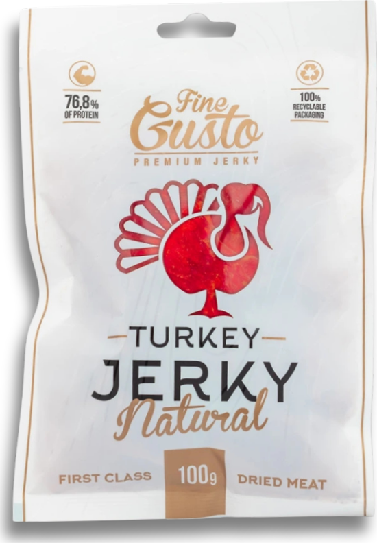 Krůtí jerky natural 100 g
