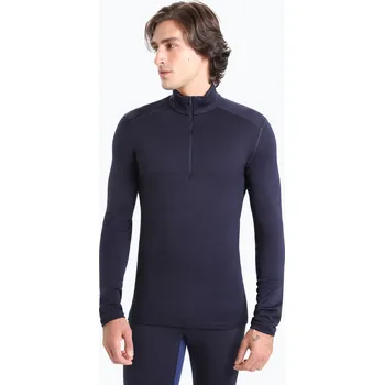 Pánská mikina Pánská termo mikina Icebreaker 260 Tech LS Half Zip midnight navy
