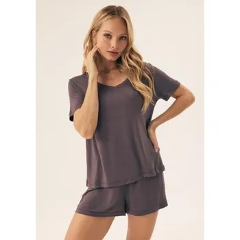 Dámské pyžamo Dámské pyžamo Henderson 42409-90X ocelovka M