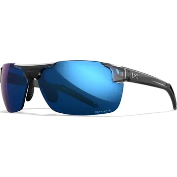 Sluneční brýle Brýle střelecké WX PRIME CAPTIVATE™ ŠEDÝ rám POLARIZOVANÁ MODRÁ skla