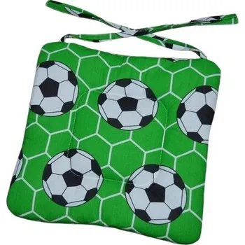 Podsedák Šatoli.cz Podsedák na židli do školy 34x34 cm Fotbalové míče