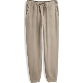 Dámské oblečení GATE Sametové tepláky Béžová 34