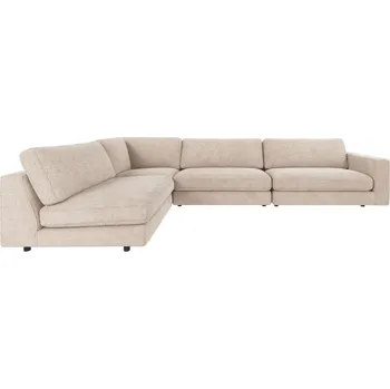 Pohovka Rowico Krémová rohová pohovka levý roh, 345 cm, Duncan