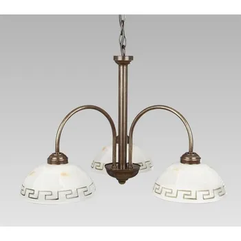 POMPEZ 3xE14/40W, BROWN/GOLD