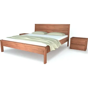 Postel Postelia MILANO Buk 140x200 - dřevěná postel z masivu o šíři 4 cm