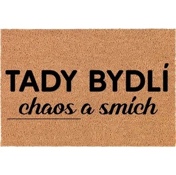Kokosová rohožka vstupní dekorativní | Veselý Dárek Chaos a smích