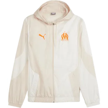 Pánská bunda Bunda s kapucí Puma Olympique Marseille Prematch Woven jacket 2023/24 774054-024 Velikost L