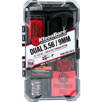 Čištění zbraně Kombinovaná čisticí sada KleenBore Dual System 5.56/9mm Cleaning Rod & Pull Through