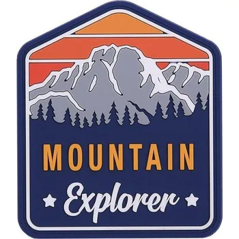 Nášivka FOSCO Nášivka MOUNTAIN EXPLORER velcro BAREVNÁ