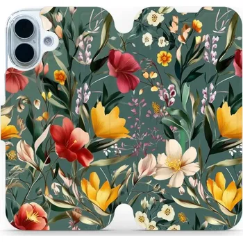 Pouzdro na mobilní telefon Flipové pouzdro Mobiwear - Apple iPhone 17 - VP71S Na zelené louce (Knížkové flip pouzdro, obal, kryt na mobil Apple iPhone 17 - VP71S Na zelené louce, materiál Umělá kůže + TPU - ochrana 360°, stojánek, silikonová vanička, magnetické zavírání)