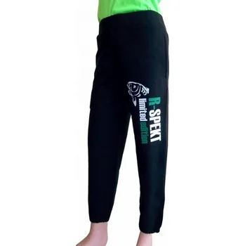 R-Spekt Dětské tepláky Carper Kids black vel. 7/8 let