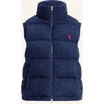 Dámská vesta Polo Ralph Lauren Dámská Pletená Vesta, tmavě modrá, 34