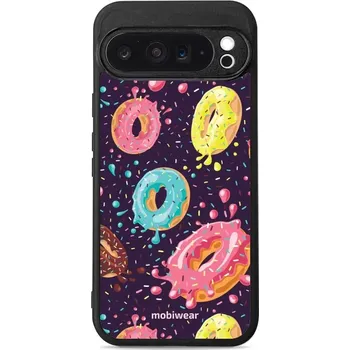 Pouzdro na mobilní telefon Lesklý kryt Mobiwear Glossy - Google Pixel 9 Pro XL - G046G - Donutky (Prémiové lesklé pouzdro, obal, kryt Mobiwear Glossy na mobil Google Pixel 9 Pro XL - G046G - Donutky, materiál Plast + TPU silikon - krytí po všech stranách, neošoupatelný potisk, tenk