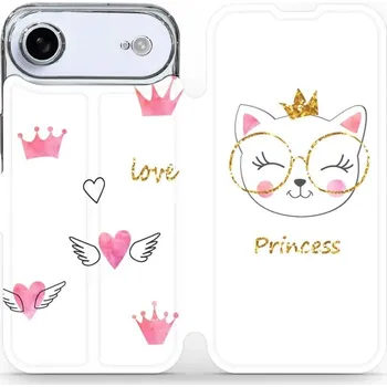 Pouzdro na mobilní telefon Flipové pouzdro Mobiwear - Apple iPhone Air - MH03S Kočička princess (Knížkové flip pouzdro, obal, kryt na mobil Apple iPhone Air - MH03S Kočička princess, materiál Umělá kůže + TPU - ochrana 360°, stojánek, silikonová vanička, magnetické zavírání)
