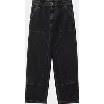 Pánské kalhoty Carhartt WIP Nash Double Knee (black/stone washed) S, černá