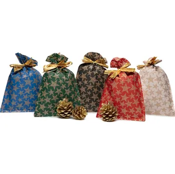 Dárková taška P.N.P. PLAST Vánoční sáček Cassiopea 35 x 50 cm ,balení 25 ks 591433