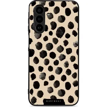 Pouzdro na mobilní telefon Lesklý kryt Mobiwear Glossy - Samsung Galaxy A17 / A17 5G - GA50G Černé puntíky (Prémiové lesklé pouzdro, obal, kryt Mobiwear Glossy na mobil Samsung Galaxy A17 / A17 5G - GA50G Černé puntíky, materiál Plast + TPU silikon - krytí po všech stranách,)