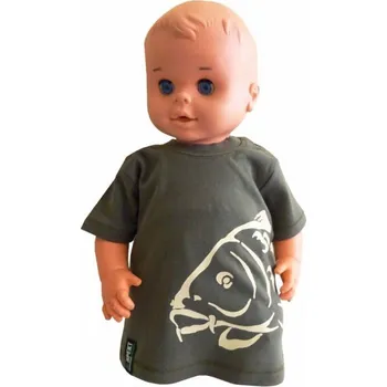 Kojenecký body R-spekt Baby triko khaki 6-12 měs