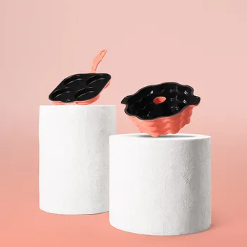 Nádoba na pečení Huuust Litináč Sladká nota – sada 2 kusů - Pastelově oranžová