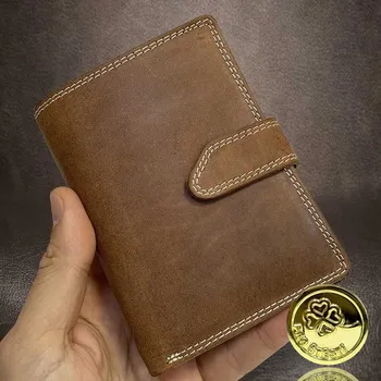 Peněženka Tvujoriginal Pánská světle hnědá kožená peněženka GURU