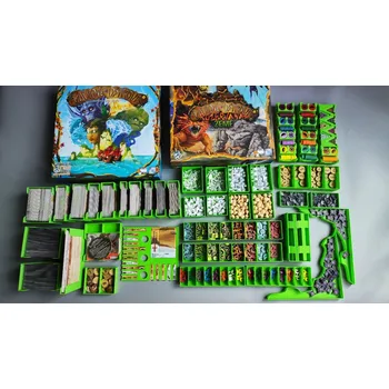 Příslušenství k deskovým hrám inserty.cz Insert: Duchové ostrova ALL-IN (černý, 0015)