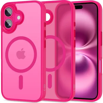 Pouzdro na mobilní telefon KRYT TECH-PROTECT MAGMAT MAGSAFE IPHONE 16 BLAZING PINK