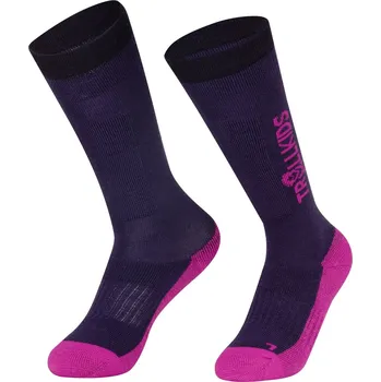 TROLLKIDS DĚTSKÉ LYŽAŘSKÉ PONOŽKY TROLLKIDS, DEEP VIOLET / DARK PINK Velikost: 35-38