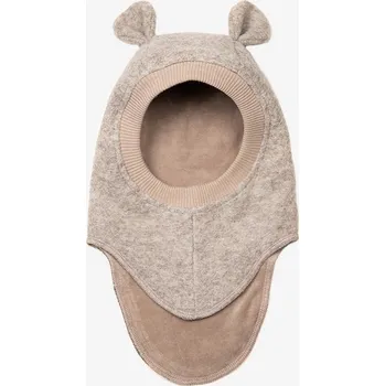 Kukla HUTTELIHUT Vlněná kukla s ušima Camel Melange Velikost (od výrobce): 1 - 2 r.