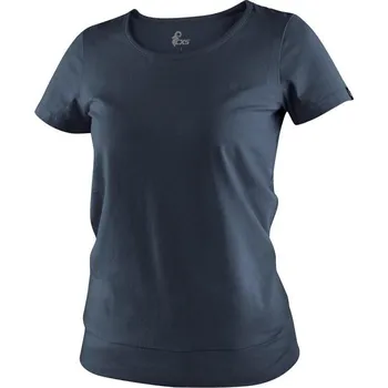 Dámské tričko Tričko CXS EMILY, dámské, krátký rukáv, tmavě modrá, vel. 3XL