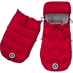 Cottonmoose fusak do kočárku ARTIC, Red, červený