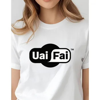 Dámské tričko Dámské tričko - Uai Fai až bude hotovo Parody Barva: Bílá, Velikost: L