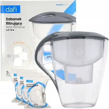 Filtrační konvice Dafi Astra Filtrační konvice unimax 3l - Šedá + Dárek