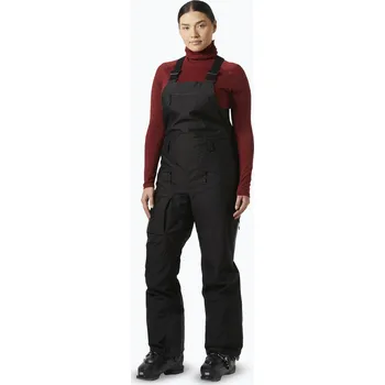 Snowboardové kalhoty Dámské lyžařské kalhoty Helly Hansen Powderqueen Bib 2.0 black