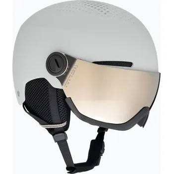 Lyžařská helma Alpina Arber Visor Q Lite grey matt