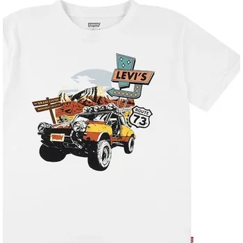 Chlapecké oblečení Dětské tričko Levi's DAY TRIP TEE 9EM787 bílá 00X, vel. 164