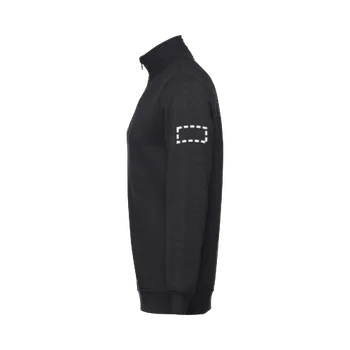 Pánská mikina THC BUDAPEST. Unisex mikina 15 Sleeve, 80 x 40 Transfer, 3 barvy