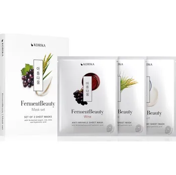 Pleťová maska Korika FermentBeauty set plátýnkových masek