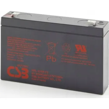 Záložní baterie Akumulátor CSB 6V 9Ah