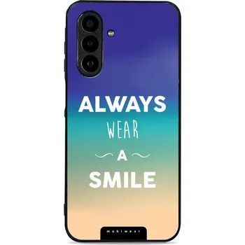 Pouzdro na mobilní telefon Lesklý kryt Mobiwear Glossy - Samsung Galaxy A17 / A17 5G - G074G Wear a smile (Prémiové lesklé pouzdro, obal, kryt Mobiwear Glossy na mobil Samsung Galaxy A17 / A17 5G - G074G Wear a smile, materiál Plast + TPU silikon - krytí po všech stranách,)