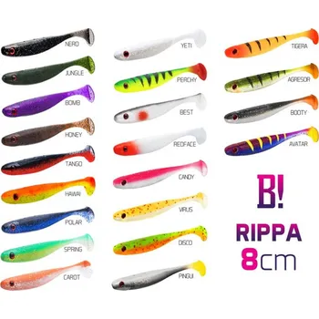 Umělá nástraha Delphin Umělá nástraha BOMB! Rippa Velikost: 8 cm, Barva: HONEY, Počet ks v balení: 5