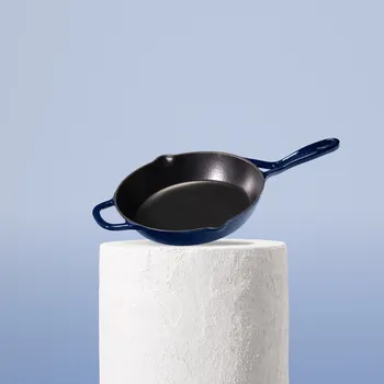 Pánev Huuust Smaltovaná litinová pánev - 24 cm / Safírově modrá