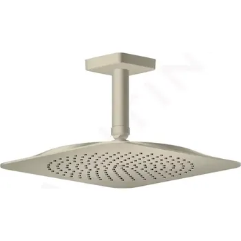 Sprchová hlavice Axor Citterio C Hlavová sprcha 27x27 cm, EcoSmart, kartáčovaný nikl, 28793820